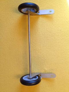 1 SET 5-INCH WHLS W/CROSSBAR 20-INCH NEW - Whittaker System