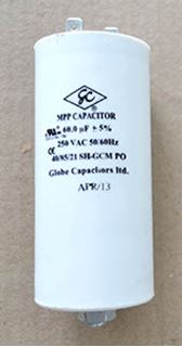 Picture of CAPACITOR, 60-MFD (12 IN, 15 IN & 20 IN)